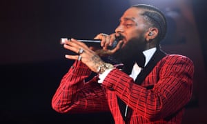 Rapper Nipsey Hussle, who has been shot dead