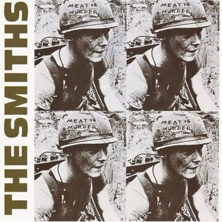 The artwork for Meat Is Murder, one of Morrissey’s designs for the Smiths’ record covers.