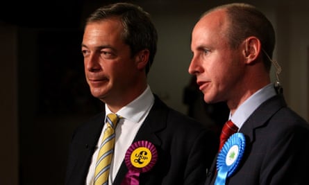 Nigel Farage and Daniel Hannan in 2009.