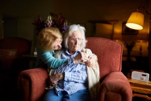 13 May – Kate Holt at home in Kentmere, Cumbria, with her mother, Shirley, who she rescued from a care home