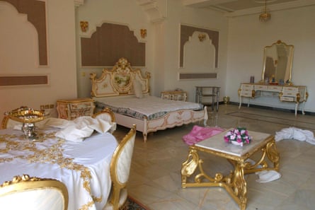 gilded furniture in a palace