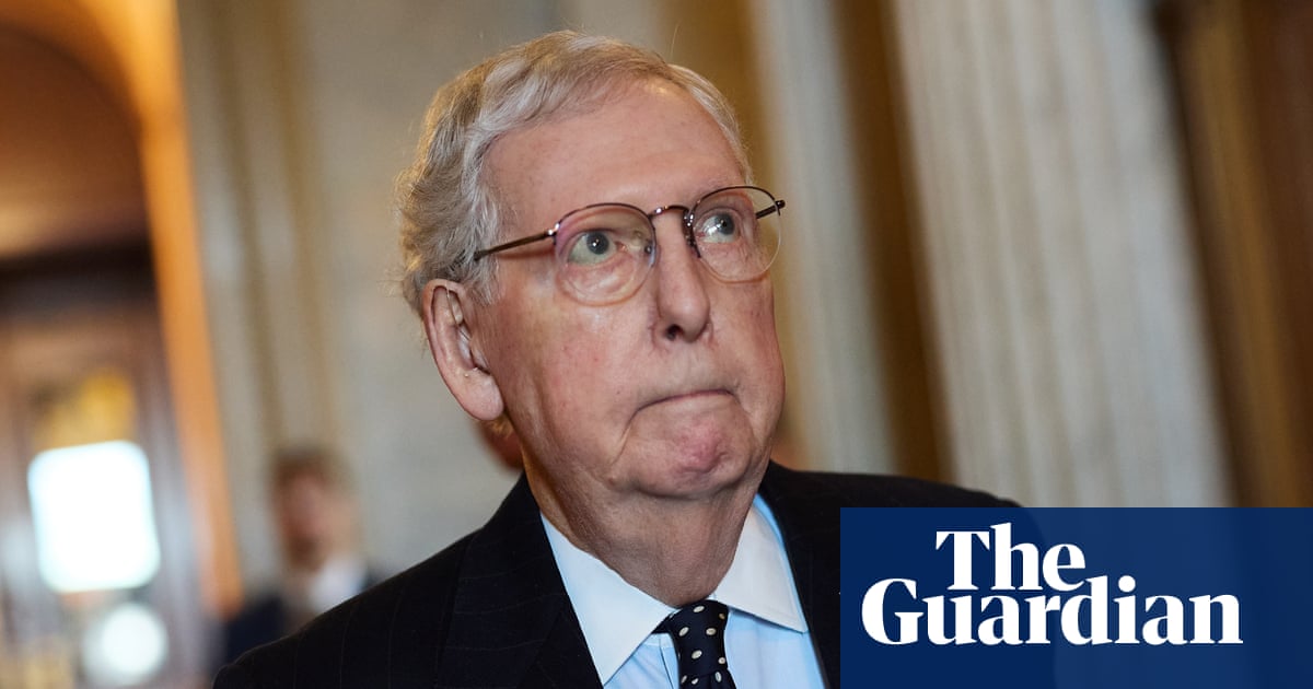 Mitch McConnell admitted to hospital with ‘flu-like symptoms’