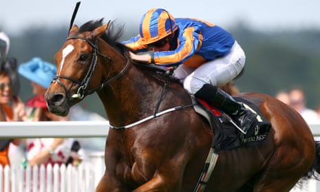 Gleneagles pictured winning the St James’s Palace at Royal Ascot under jockey Ryan Moore.