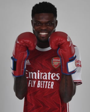 Thomas Partey: ‘I think there is no pressure on me. I like to challenge myself.’