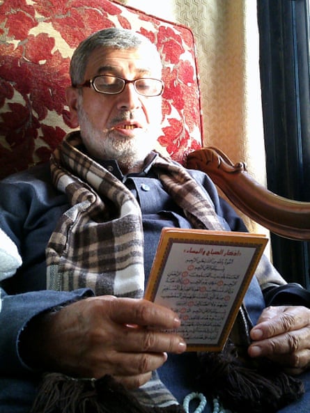 Grandfather in an armchair