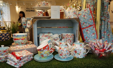 Products on display in Cath Kidston store
