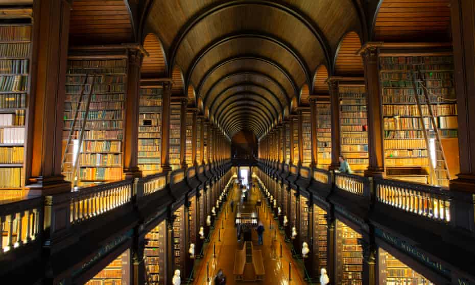The Long Room at Trinity College Dublin.