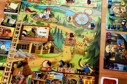 A photo of the board game, Creature Comforts