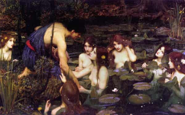 Hylas and the Nymphs (1896) by JW Waterhouse