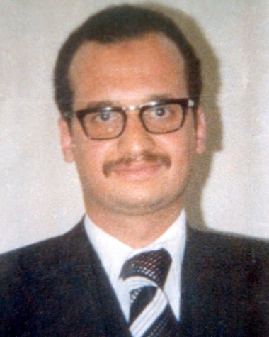 An undated picture of Ayman Zawahiri