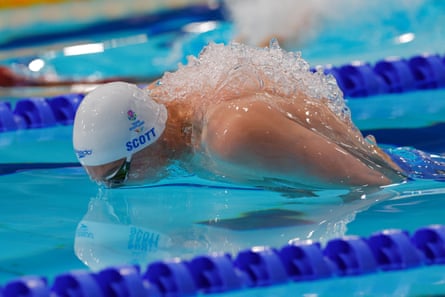 Scotland’s Duncan Scott in action during the men’s 200m individual medley final.