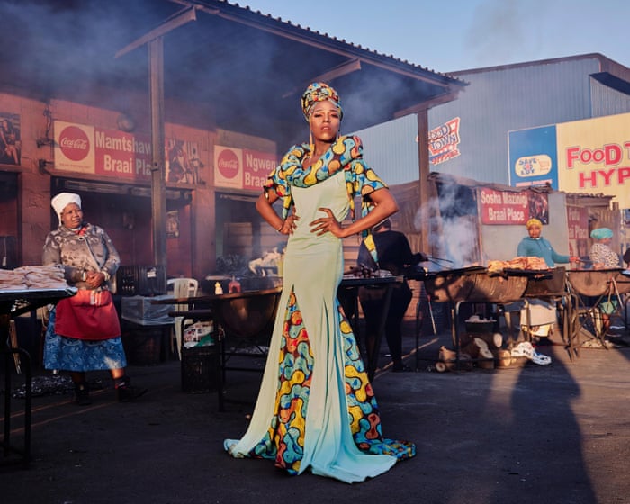 A drag queen stands at a site of violence: Lee-Ann Olwage’s best photograph