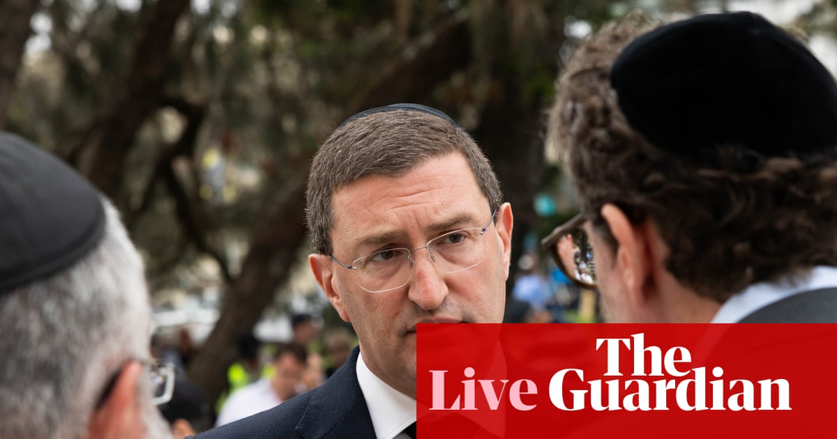 Julian Leeser says his son no longer feels safe at Jewish events – as it happened