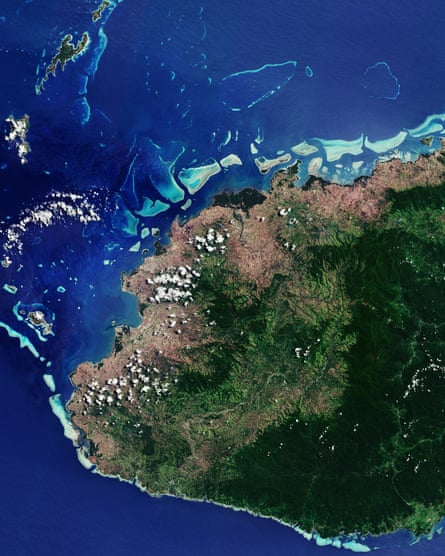 Part of Fiji’s largest island, Viti Levu, in the South Pacific Ocean.