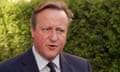 David Cameron addresses reporters on Israel visit