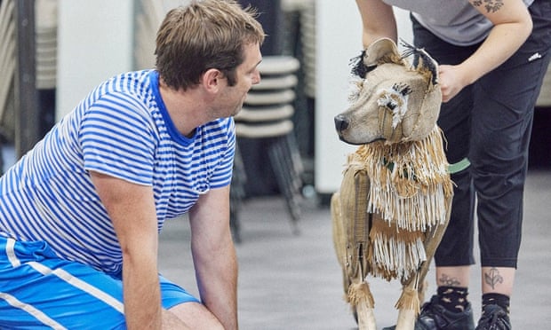 ‘Childhood holidays everybody needs that they had’: the Well-known 5 return in a musical | Stage 2 Sam Harrison as Bobby with the Timmy puppet.