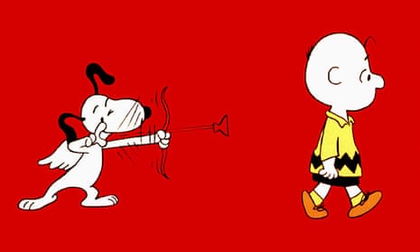On target … an image from a 1967 Peanuts film; the exhibition Good Grief, Charlie Brown! opens at Somerset House this week.
