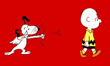Charlie Brown and Snoopy.