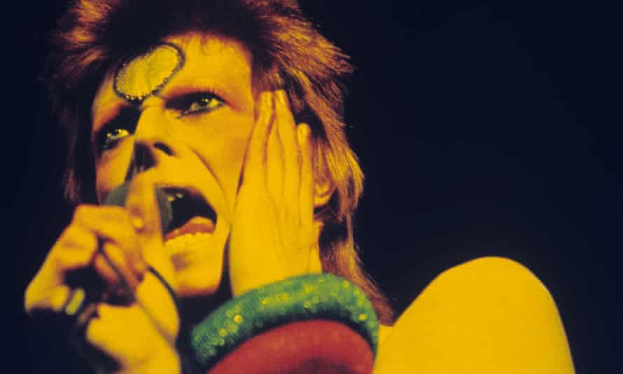 David Bowie performs at Earls Court Arena