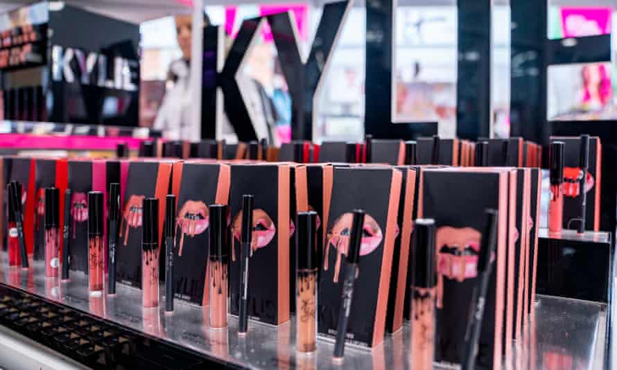 Kylie Cosmetics are displayed at Ulta Beauty in New York City