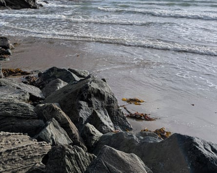 Rocks on North Sands, Salcombe.