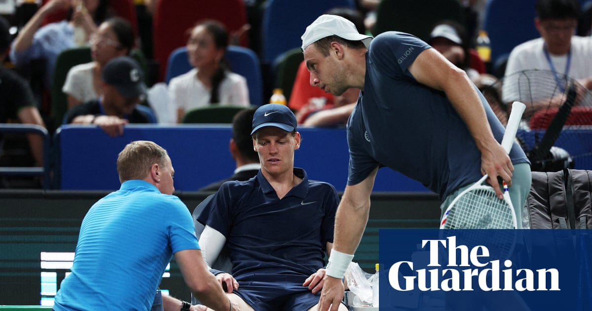 Jannik Sinner retires with cramp to give Griekspoor victory at Shanghai Masters
