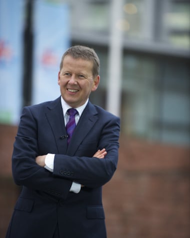 Bill Turnbull's years of experience as a reporter gave him the authority to break out of the BBC Breakfast studio on major news occasions and go live, like here, during the 2011 Conservative Party conference in Manchester.