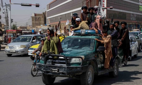 Taliban fighters in Kandahar, Afghanistan.