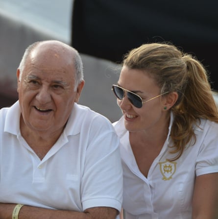 Marta Ortega Pérez and her father, Amancio Ortega, pictured in 2012.