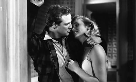He could have been a contender … Marlon Brando and Eve Marie Saint in On the Waterfront. 