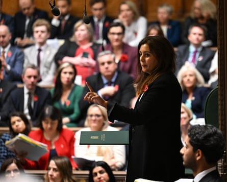 Nusrat Ghani speaking in the chamber