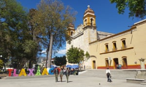 Tlaxiaco’s main square.