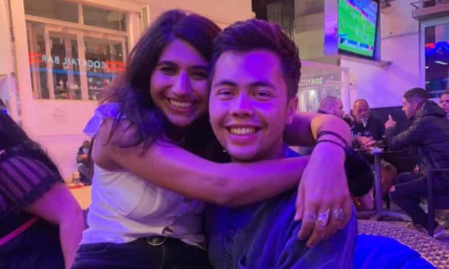 Kelvin and Natasha in Albufeira, Portugal, in October 2021