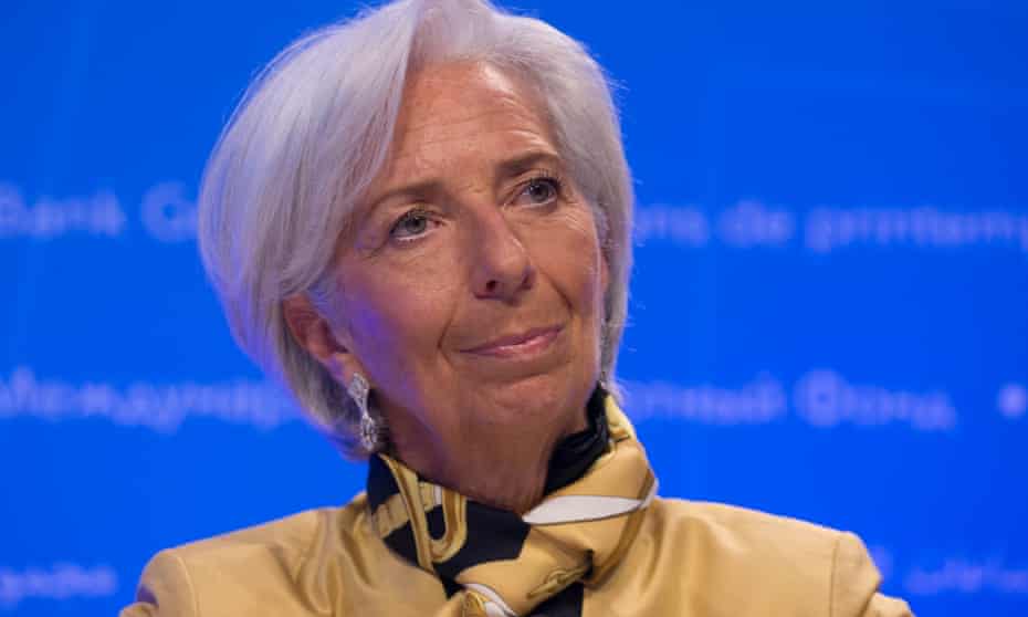 Christine Lagarde head of the IMF
