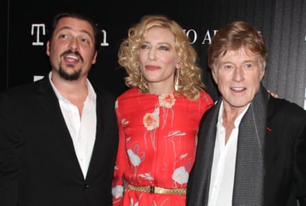 James Vanderbilt, Cate Blanchett and Robert Redford