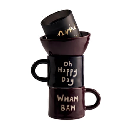 M&S x Bella Freud Set of 2 Slogan Mugs