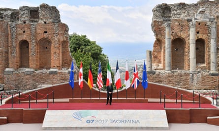 Italian Prime Minister Paolo Gentiloni at the G7 in Sicily last week.