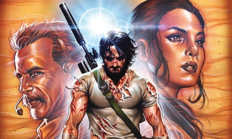 BRZRKR #1 cover variant, Keanu Reeves’ comic, illustrated by Mark Brooks.