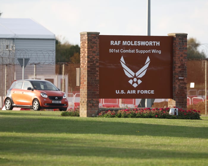 Two Latvians arrested at RAF base in Cambridgeshire released on bail