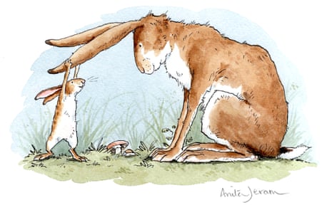 Guess How Much I Love You, a bestseller since 1994 illustrated by Anita Jeram, is unusual among the top 100 books for having a father as a central figure. 