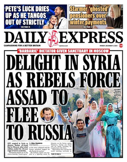 Daily Express, 9 December 2024.