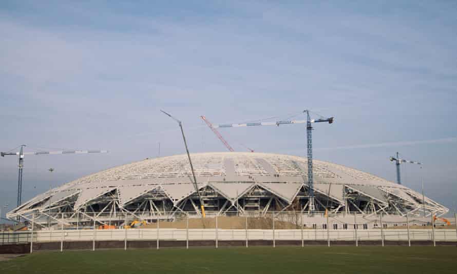 A general view of the Samara Arena.