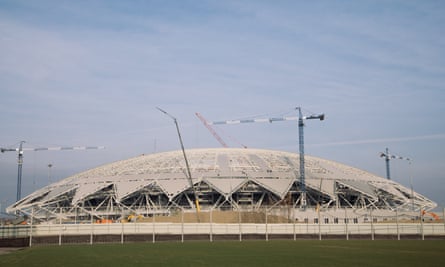 A general view of the Samara Arena.
