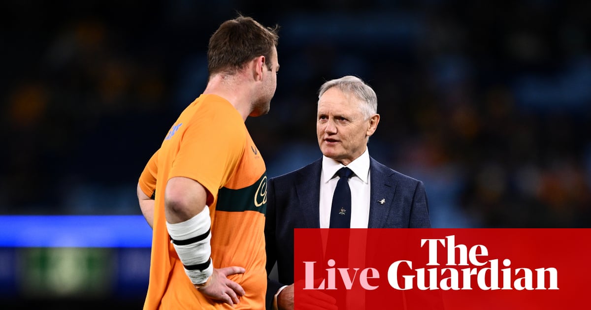 Australia v Ireland: Nations Championship rugby union international – live