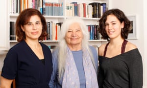 Natasha Walter, above left, with her mother, Ruth, and her 16-year-old daughter, Clara