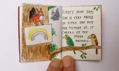 Axel Scheffler’s mini book for the British Library project