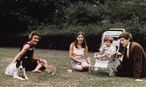 Rupert Jones as a young boy with his parents, Nicholas and Pat, and Marjorie.
