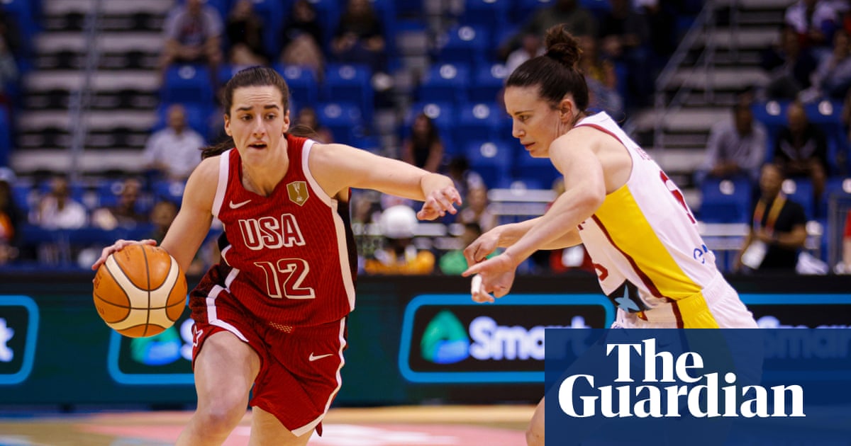 Photo: The Guardian Team USA leads China at halftime in FIBA World Cup opener as Caitlin Clark debuts
