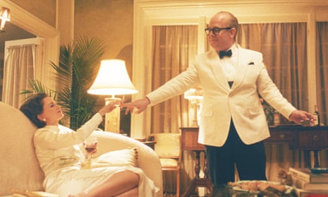Naomi Watts as Babe Paley, with Tom Hollander, ‘like a shade-throwing Winnie-the-Pooh’, as Truman Capote.