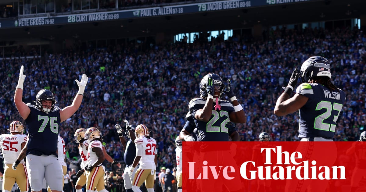 Jaguars stun Eagles in wild finish; Packers thrash Bears; 49ers v Seahawks: NFL week five – live
